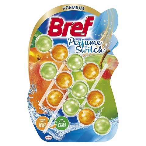 Bref Perfume Switch 3x50g Apple kuličky - Drogerie Koupelna a WC Vonné závěsky